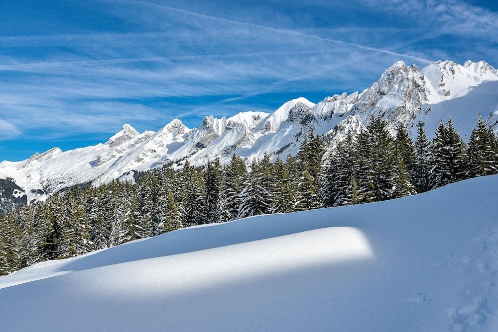 Hotel Alpen Roc La Clusaz Bagian luar foto